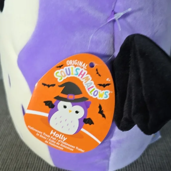Original Squishmallow Holly, Halloween Treat Pail, New - Picture 4 of 13